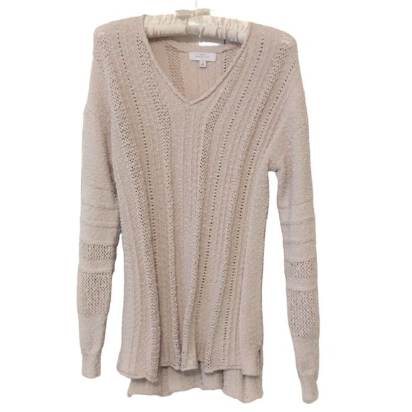 new directions Sweaters - Sweater Crochet Knitted Long Sleeves V-neck Women’s Size Small